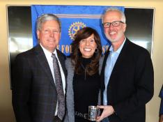 Rob and Diane Perez Presented Humanitarian Cup Award